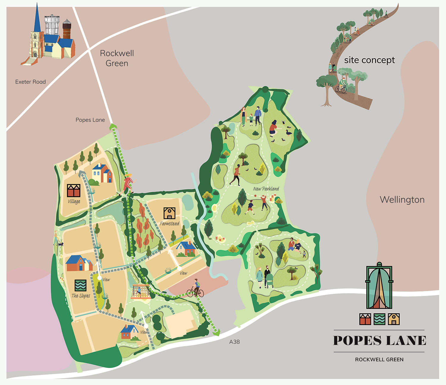 Popes Lane siteplan